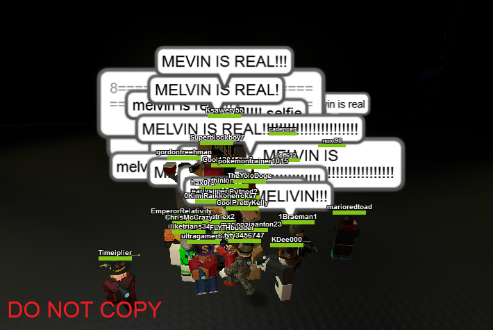 Tinfoilbot On Twitter Alot Of People Sayed To Me Before Maybe Melvin Not Is A Real Creepypasta I Ow Take This Picture That Prove He Is Http T Co R3fmm9jjxv - melvin roblox user