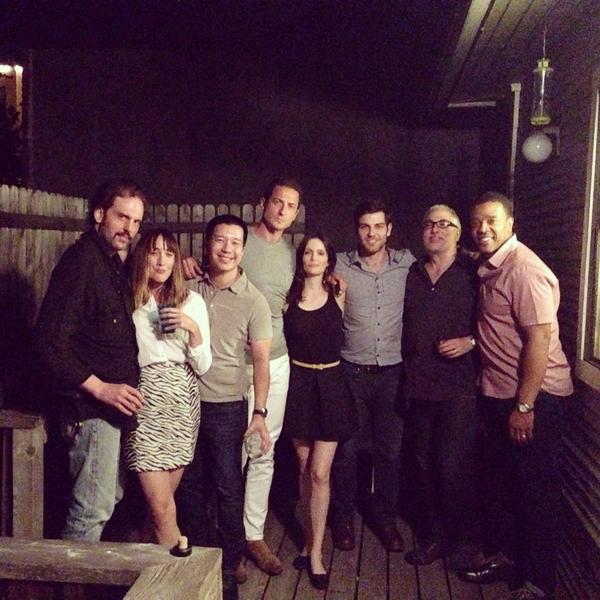 The gang last night at @Orsonb63's bday. @mistergiuntoli <a href="/sasharoiz/">sasha roiz</a> @RealBreeTurner <a href="/MrReggieLee/">Reggie Lee</a> <a href="/russellhornsby/">Russell Hornsby</a>