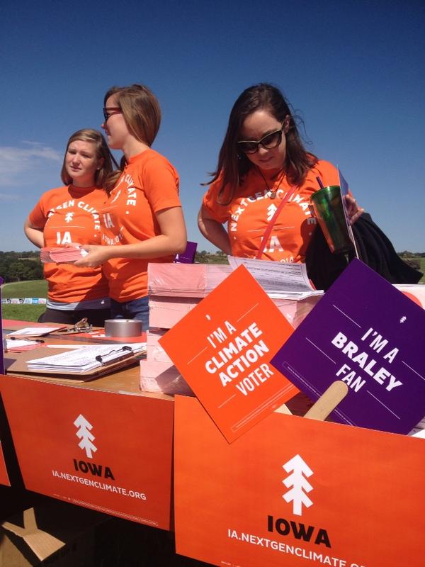 MyAnnagrams's tweet photo. Great day to #WinOnClimate at #steakfry2014 with @NextGenIowa http://t.co/OV2WIeToMM