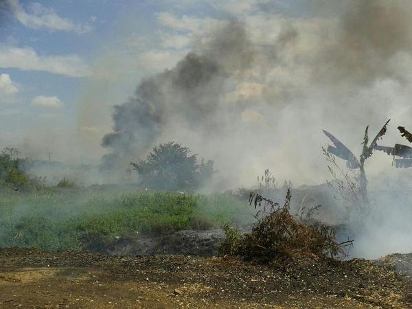 ggssll7's tweet photo. @Ambiente_Ec Incendio basurero Km26- favor su intervención no es la primera vez duran tambo http://t.co/wB1j9g0FBq