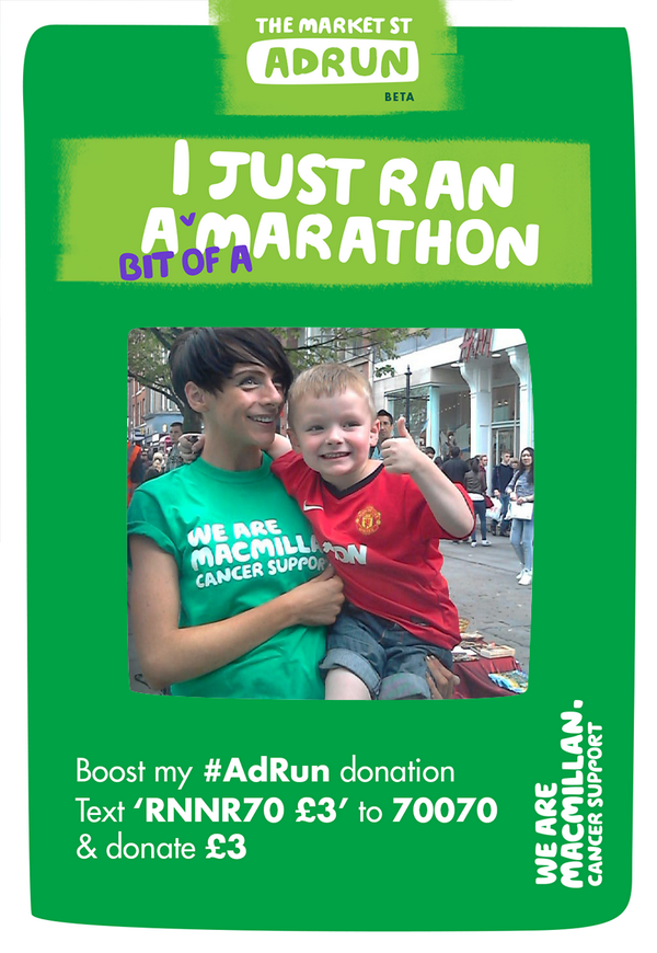adrun14's tweet photo. This is little Logan who ran twice! Hope you got twice as much ice cream for your efforts young man.  #adrun http://t.co/6SKjhzSOHp