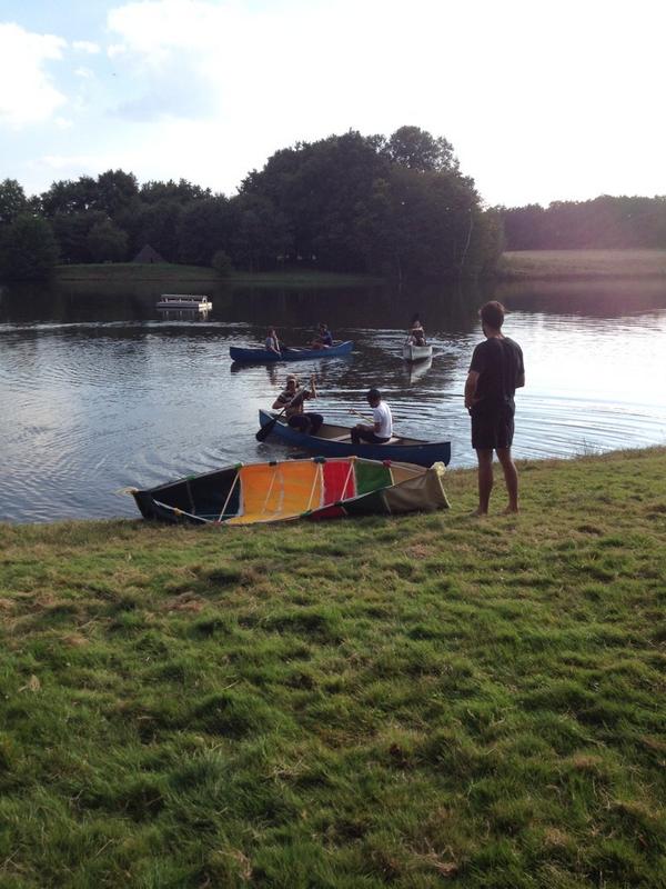 PMObjects's tweet photo. We made a boat using polymorph thermoplastic in boisbuchet. More images on my website soon. http://t.co/JwOIbrtM3D