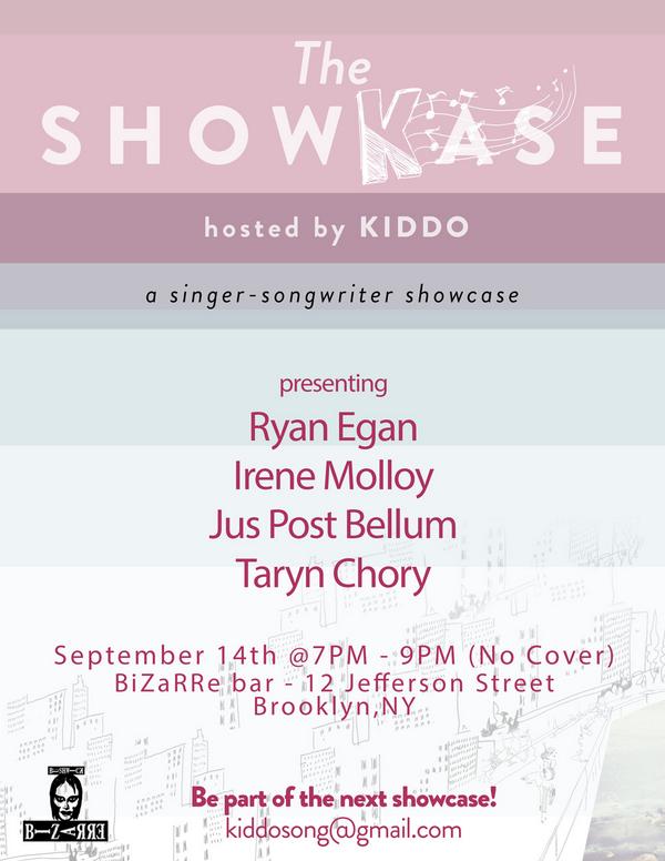 Come out to #Bizarre #Bushwick tonight for @kiddomusicnyc's monthly event The ShowKase! 7-9pm theshowkasenyc.com