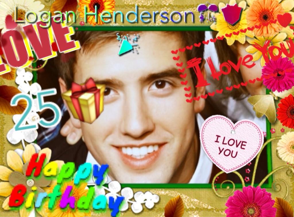 Happy birthday for Logan Henderson 