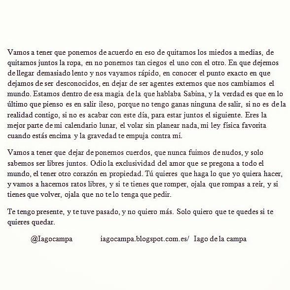 iagocampa's tweet photo. Solo quiero que te quedes si te quieres quedar. http://t.co/W8YN5fv63e http://t.co/6oURPG53cy