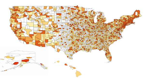 A Map of America by Wikipedia Edits Reveal “Data Deserts”  buff.ly/1uxTrnY