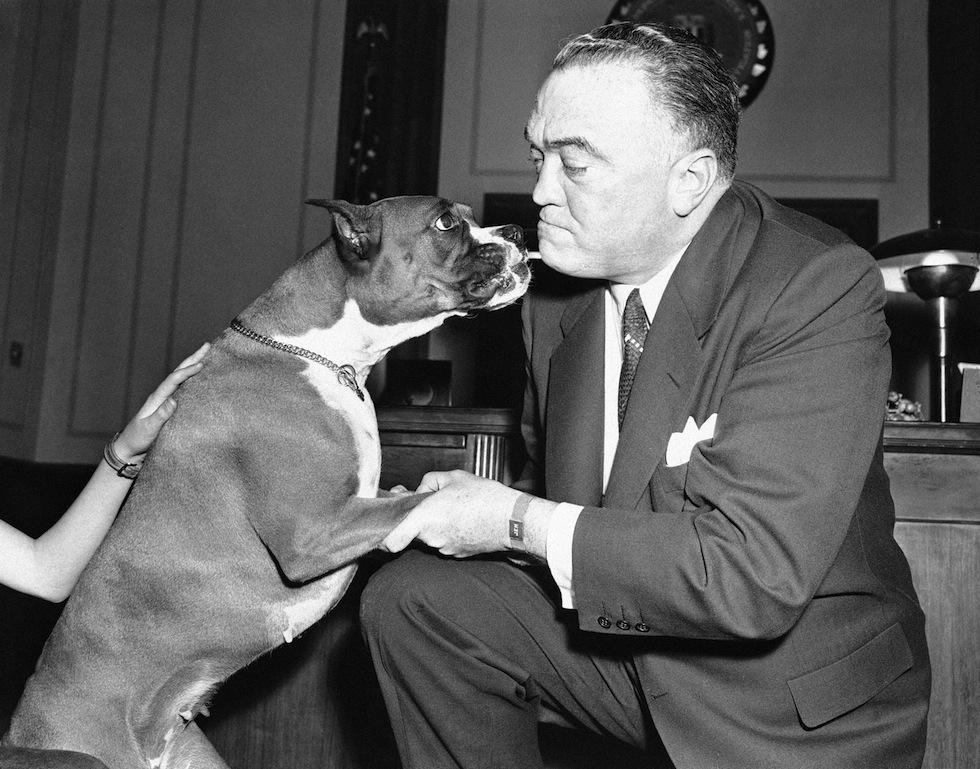 Stunning Image of J. Edgar Hoover on 4/15/1954 