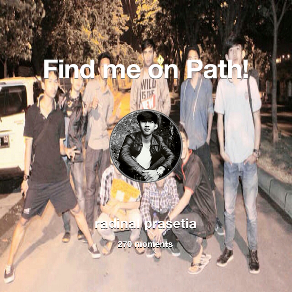 puangk_dinal's tweet photo. I've shared 270 memories with my friends on #Path - see them now at http://t.co/V4O8V9PEIe! #thepersonalnetwork http://t.co/y9pDAQd2ik