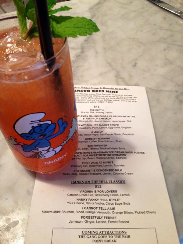 BonVivant_DC's tweet photo. Enjoying an "Italian gentleman" @HanksOysterBar out of the vintage glasses I found in NC. #eddybar http://t.co/PXGMAp9OG8