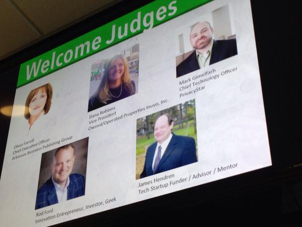 Lee Watson (@rleewatson) on Twitter photo . <a href="/MaxOnTheTrack/">Max Farrell</a> & @JordanTCarlisle welcoming guests/judges <a href="/StartupArkansas/">Startup Arkansas</a> <a href="/LittleRockSW/">LR Startup Weekend</a> pitches! #aridea #LRSW14 . <a href="/MaxOnTheTrack/">Max Farrell</a> & @JordanTCarlisle welcoming guests/judges <a href="/StartupArkansas/">Startup Arkansas</a> <a href="/LittleRockSW/">LR Startup Weekend</a> pitches! #aridea #LRSW14