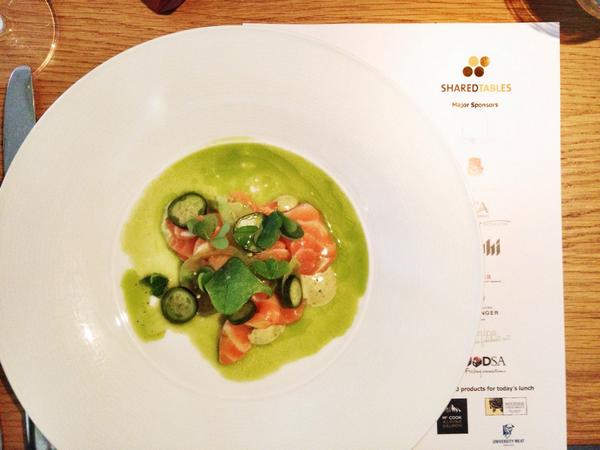 FishtalesAU's tweet image. Stunning @SaikouSalmon @CircaThePrince for the SharedTables lunch @GerardShared @AlpineSalmon #sharedtables #saikou