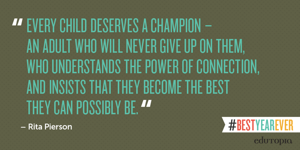 Thanks for being that champion. #BestYearEver