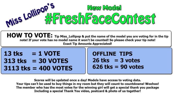 Sad 😔 Can't be in @MissLollipopMFC 4 the kickoff of #FreshFaceContest BUT u can vote 4 me here http://t<a class="tags" target="_blank" title="On Twitter" href="/?out=eyJ0eXAiOiJKV1QiLCJhbGciOiJIUzUxMiJ9.eyJpYXQiOjE3MjU1ODQ4OTEsImlzcyI6InR3cG9ybnN0YXJzLmNvbSIsIm5iZiI6MTcyNTU4NDg5MSwiZXhwIjoxNzU3MTIwODkxLCJyZWRpcmVjdF91cmwiOiJodHRwczovL3R3aXR0ZXIuY29tL01pc3NMb2xsaXBvcE1GQyJ9.jC6p1fgHO4ts37kphVYFf5ETbIqcZAs9VWAzB02EOSA_s1dQAQffXWS1pREUCjLrjXD4rK4qNm7aJLZbR-dasQ">@MissLollipopMFC</a><a href="/tag/freshfacecontest"class="tags"><span>#freshfacecontest</span></a>
