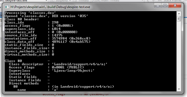 anwarelmakrahy's tweet image. Adding a DexDump class for libdexpire
DEXPIRE~ ╚(ಠ_ಠ)=┐ interactive dex disassembler
#android #RE #disassembler