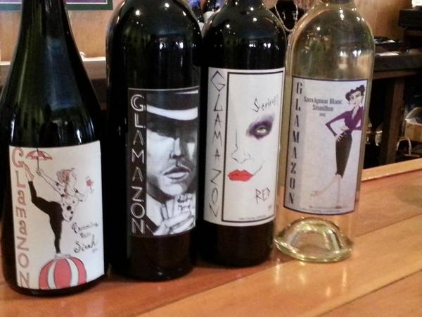 Love the name Glamzon Wines...and the unpretentious labels.