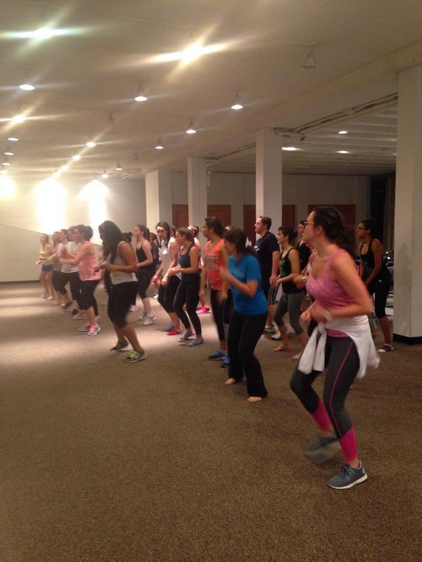 AOII_ThetaPi's tweet photo. Thank you to @ADPiGammaPi, @TheatreWagner and everyone else who came to show their support at our Zumba event! http://t.co/62uLWjdzhS