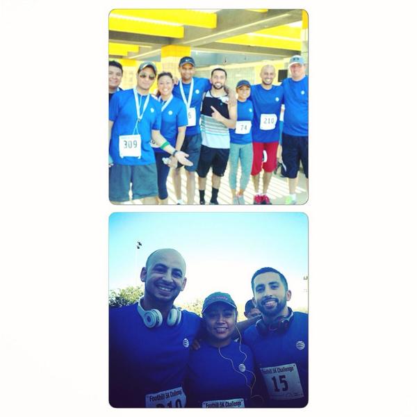BACK ON MY FEET 5K RUN #att #backonmyfeet <a href="/JaceBarbin/">Jace Barbin</a> @kdavies3223 <a href="/pjcHound/">Paul Chierichetti</a> @AlyssaMoore_LA <a href="/ATT/">AT&T</a> <a href="/MartinCrump_24/">Martin Crump</a>