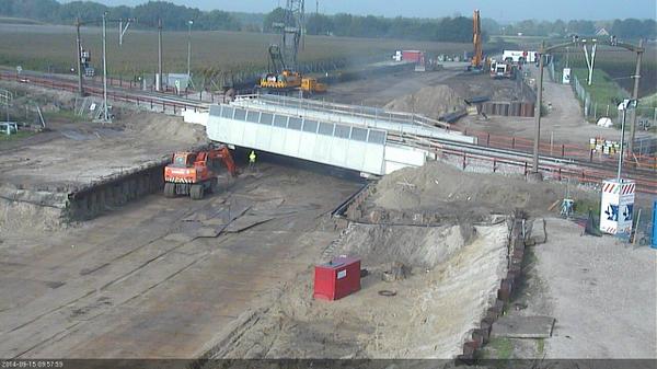 Zo grondwerk, damwand en dek inschuiven in 1 weekenden treinen rijden weer, wat een prestatie! <a href="/Ippel_nl/">Ippel Civiele Betonb</a> <a href="/ProRail/">ProRail</a>