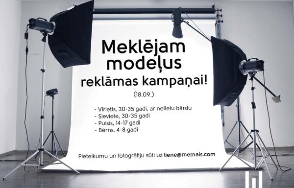 memaiscom's tweet image. Meklējam modeļus reklāmas kampaņai! Paldies par RT.