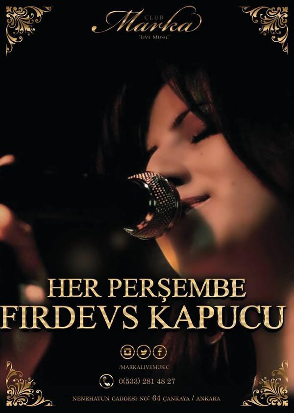 Haftanın 7 Günü Eğlence !
Her Perşembe FİRDEVS KAPUCU Marka Sahnesinde Sizlerle !