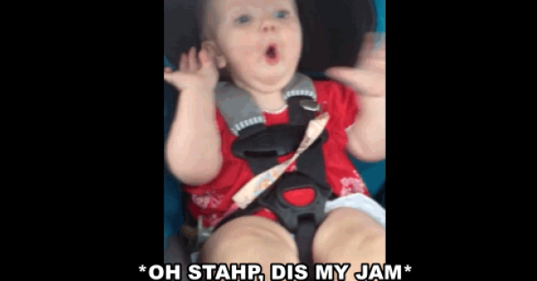 This Baby Was So Mad But When This Pop Song Came On Everything Was Right In The World ---> omgf.ac/ts/pwM