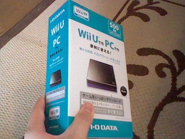 Wiiu用に外付けhddを買いました にんてんどぅの風林火山ブログ