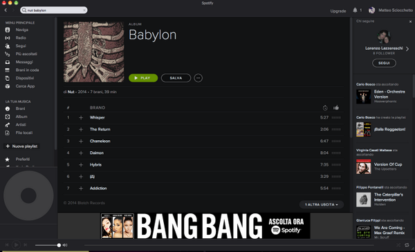 NutPage's tweet image. #Babylon on @Spotify !!!
#nut #postrock #postmetal