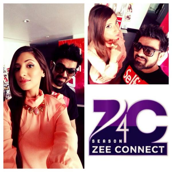 ZeeTVME's tweet photo. Today @shamolyk caught up with the @Josh978UAE prankster @RJParikshit for #ZeeConnect #TALKSTARS http://t.co/V4YVFW7jld