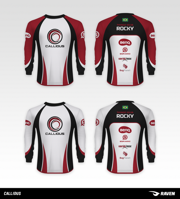 RavenGG's tweet photo. Presenting the new @CallidusTeam jerseys for their trip to @esworldcup! We wish them the best of luck #WearRaven http://t.co/IiCMNFLAvn