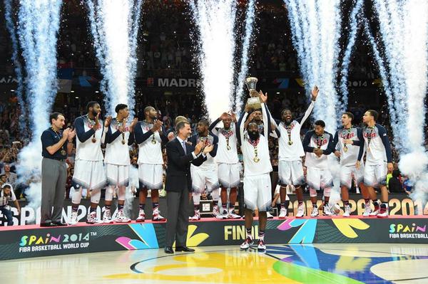 JgOomis's tweet photo. FIBA World Cup 2014 Champions GOLD @usabasketball #Spain2014 http://t.co/rlwPJxWuaq
