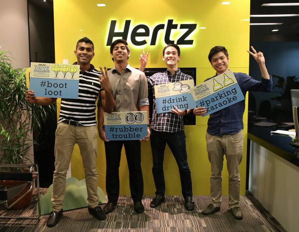 ChopetheRoad's tweet photo. Jerrold &amp; Friends dropped by the Hertz office to claim their #ChopetheRoad prize to Gold Coast today! http://t.co/XAU6jMwlyq