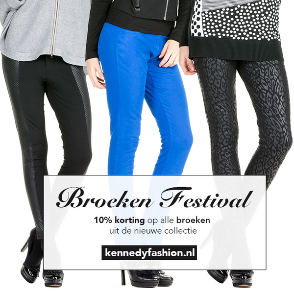Profiteer nu van 10% korting op alle #broeken uit de nieuwe collectie! kennedyfashion.nl/broeken #webshop #sale