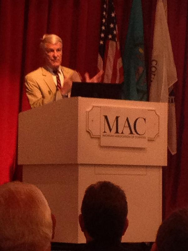 #BillBallenger always eye opening @#macannconf2014