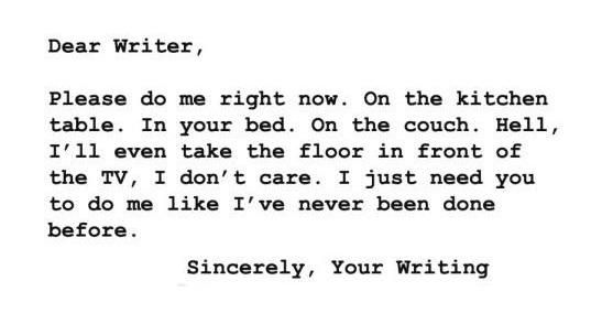 dear writer