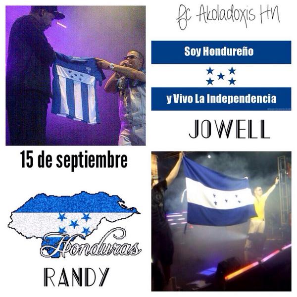 jowell1's tweet photo. Felicidades a todos mis hermanos hondureños en el día de su Independencia! Que viva Honduras !! Arriba Catrachos !! http://t.co/H4rVflfA8K