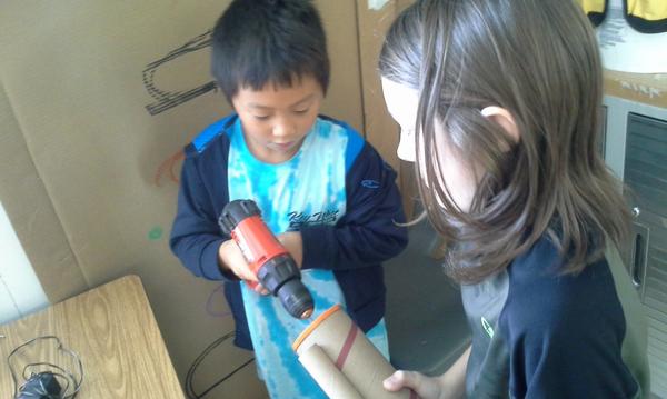 StephProvines's tweet photo. An @stonypointschl 4th grader - "Wait, let's think about this first before we drill." #thinkmakeimprove http://t.co/0FxQIOnBH8