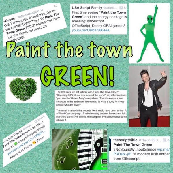 princess7bunny's tweet photo. US tour leg 2-The best tweets part 3 💚#NoSoundWithoutSilence #congratsTheScript @thescript @thescript_danny http://t.co/NYqYxa9eO1