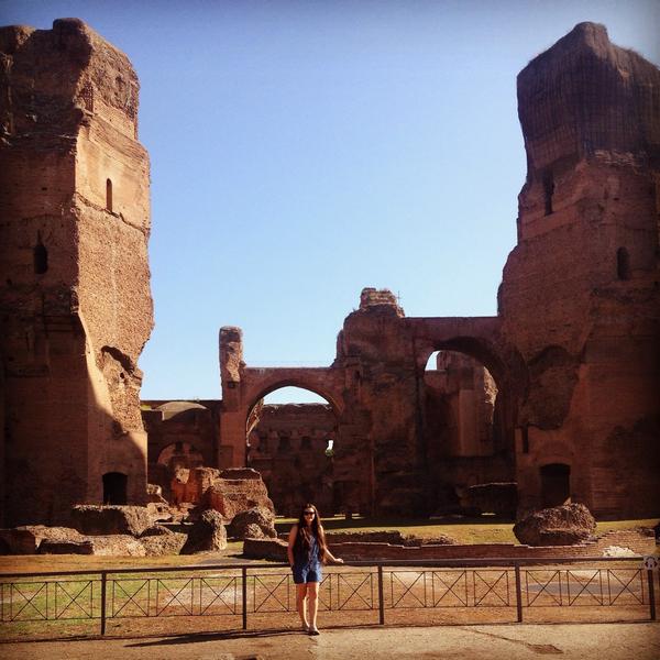 Amazing place, old Caracalla didn't do a bad job ;) #BathsOfCaracalla #Rome