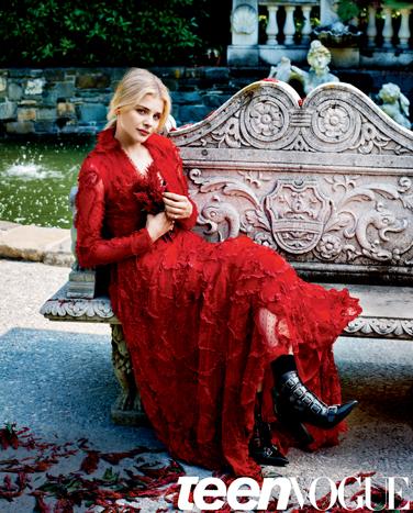 love cover story <a href="/TeenVogue/">Teen Vogue</a> #chloegracemoretz #amazinglook #crazyaboutshoes