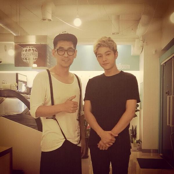 INFINITE7SOUL's tweet image. [PIC] 140915 LaBoum Gelato &amp;amp; Cafe Instagram Update - #인피니트 Myungsoo