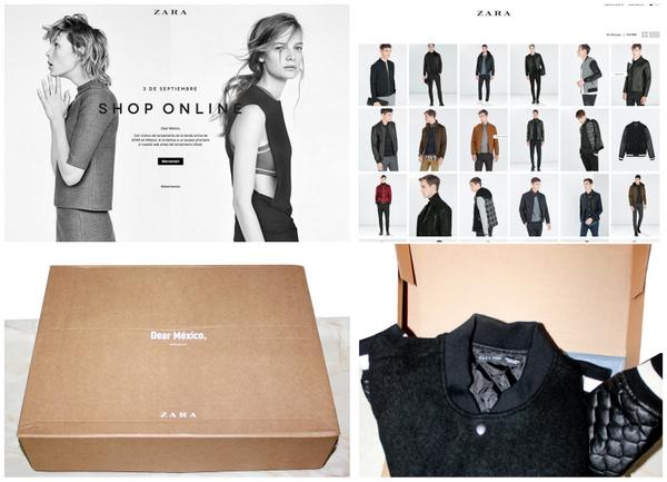 zara on line shopping