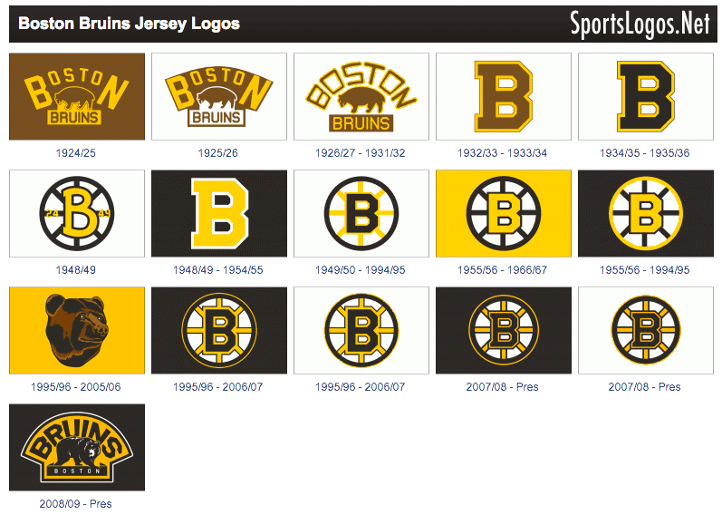 History of the Bruins Jersey