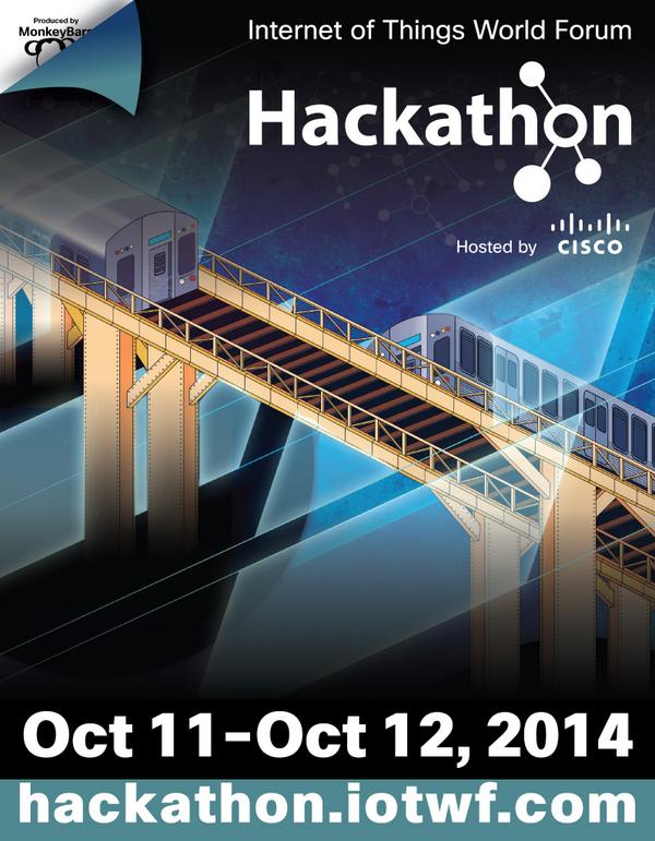 MonkeyBars_Chi's tweet photo. We're proud to announce we'll be behind the Cisco Internet of Things World Forum Hackathon! 
http://t.co/R4GcmxOWGe http://t.co/cHTr91pFIE