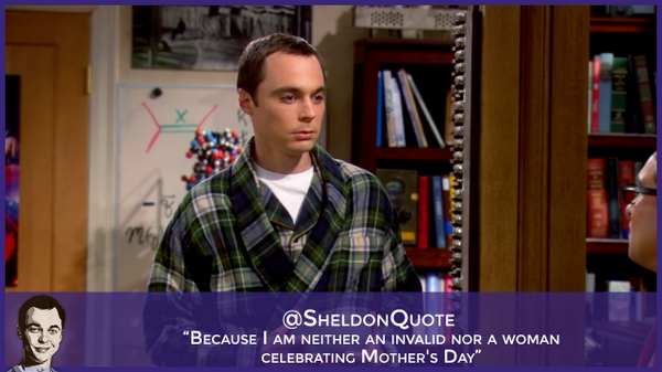 SheldonQuote's tweet image. “I am not an invalid” #TBBT