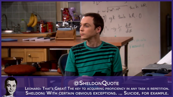 SheldonQuote's tweet image. “...Suicide for example” #TBBT