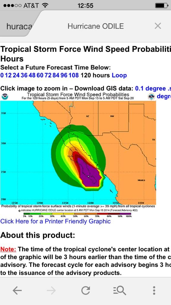 Noticierista's tweet photo. #Sinloa sale de la alerta por #HurricaneODILE @linea_directa http://t.co/nlpfADKO1Y