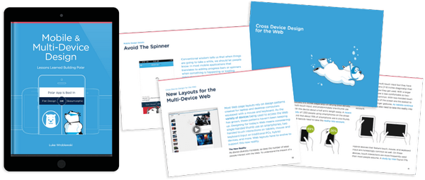 LukeW's tweet photo. Reminder: Mobile &amp; Multi-device lessons learned. A book by me, free for you: http://t.co/AmlQUv9s3S http://t.co/hh4PiDVE0i