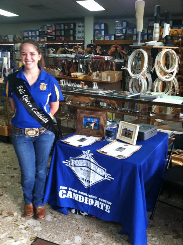 tigerstevenson's tweet photo. Only 9 more days to buy discounted fair tickets from Nicole. At Corral Western Wear today! http://t.co/rhT3G7GGLI