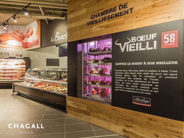ChagallDesign's tweet image. Notre plus récent projet, le IGA de la Place Alexis Nihon est maintenant ouvert ! Félicitations @sobeys @IGAQC