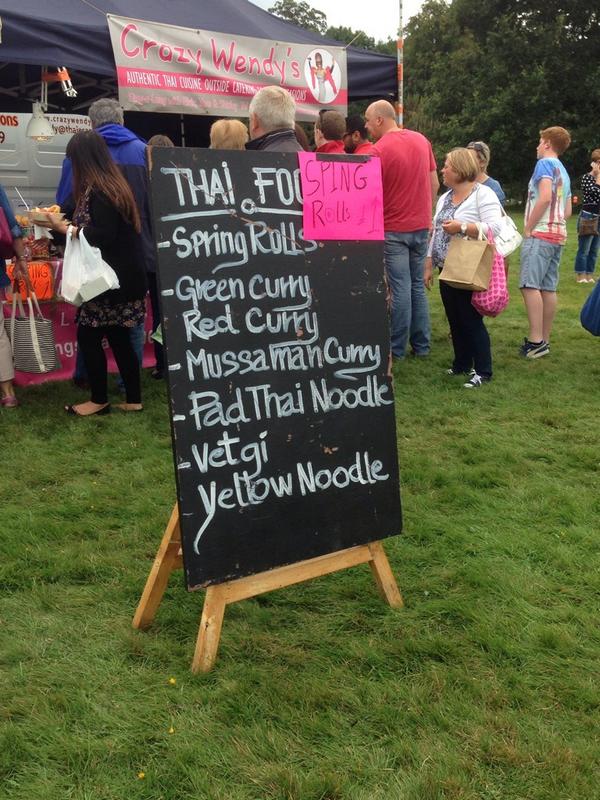 _DoubleChecker's tweet image. Didn't much fancy the 'sping rolls' at Saturday's Great British Food Fest. Yuk! #spellcheck